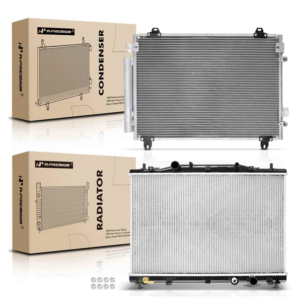 Radiator & AC Condenser Cooling Kit for 2003-2004 Cadillac CTS