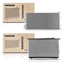 Radiator & AC Condenser Cooling Kit for 2002 Hyundai XG350 3.5L V6