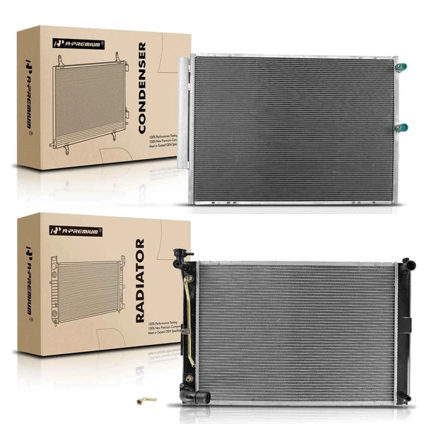 Radiator & AC Condenser Cooling Kit for Lexus RX330 2004-2006 3.3L