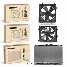 3 Pcs Radiator & Cooling Fan Assembly Kit