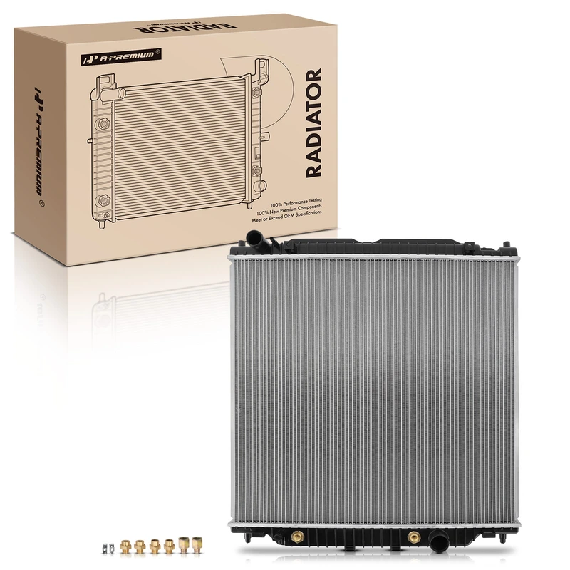 Aluminum Radiator with Transmission Oil Cooler for 2004 Ford F-550 Super Duty