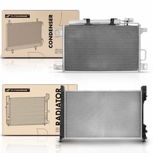 Radiator & AC Condenser Cooling Kit for 2006 Mercedes-Benz CLK55 AMG 5.5L V8