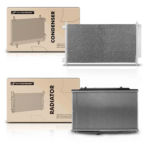 Radiator & AC Condenser Cooling Kit for Acura TL 2004-2006 V6 3.2L Sedan