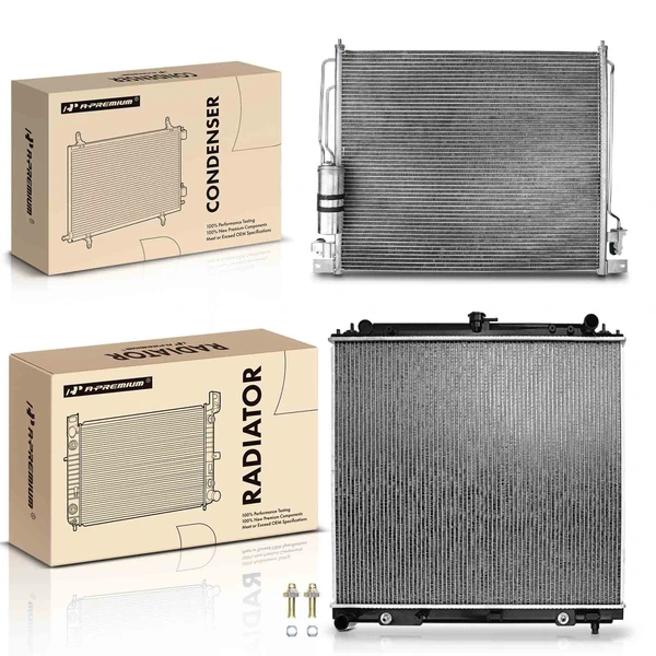 Radiator & AC Condenser Cooling Kit for 2006-2007 Nissan Pathfinder