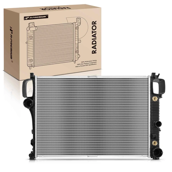 Aluminum Radiator with Transmission Oil Cooler for 2007-2011 Mercedes-Benz S550