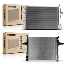 Radiator & AC Condenser Cooling Kit for 2011 Volvo S80