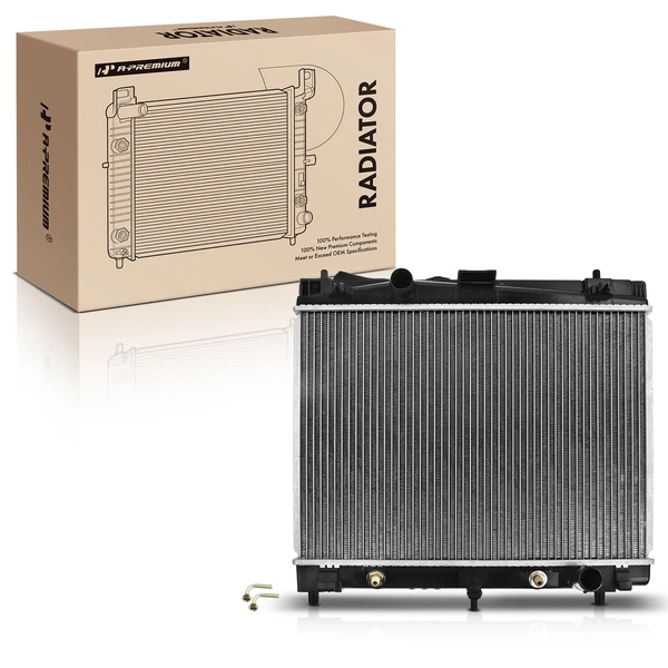 Aluminum Radiator with Trans Oil Cooler for 2007-2017 Toyota Yaris