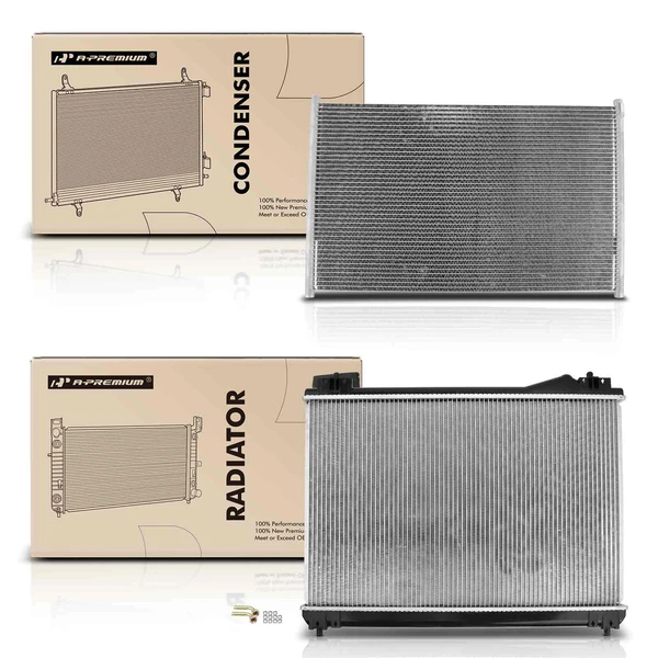 Radiator & AC Condenser Cooling Kit for Suzuki Grand Vitara 2006-2013 Automatic