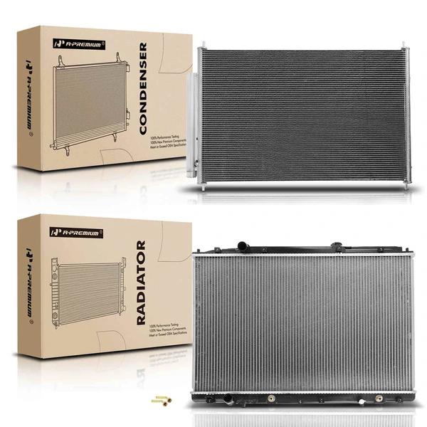 Radiator & AC Condenser Cooling Kit for 2007-2013 Acura MDX