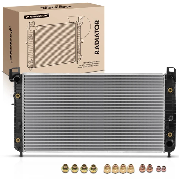 Aluminum Radiator with Transmission Oil Cooler for Chevy Silverado 2500 HD GMC