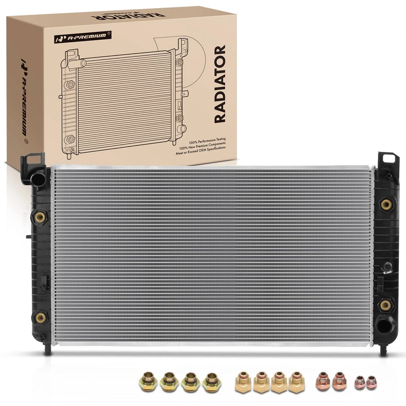 Aluminum Radiator with Transmission Oil Cooler for 2003-2006 Chevrolet Silverado 2500 HD