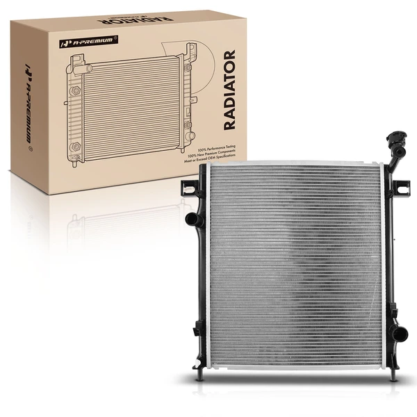 Aluminum Radiator without Oil Cooler for Dodge Nitro 07-11 Kia Rondo 10-12 2.7L 3.7L 4.0L