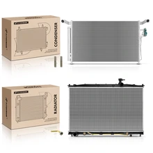 Radiator & AC Condenser Cooling Kit for 2007-2009 Hyundai Santa Fe