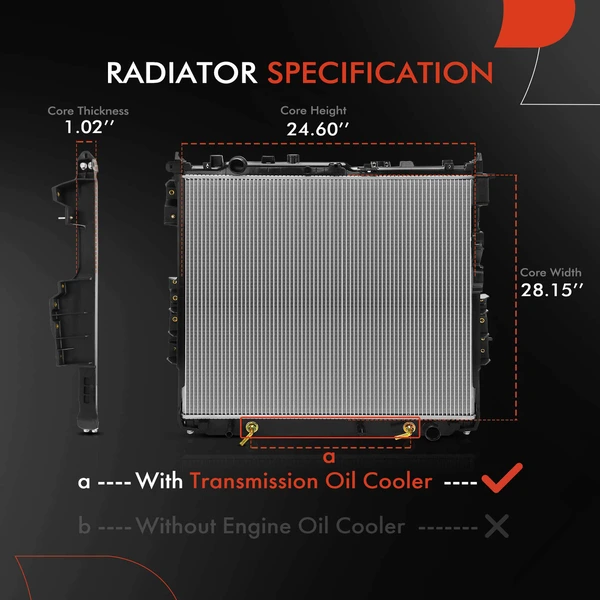 A-Premium APRAD2724 Radiator