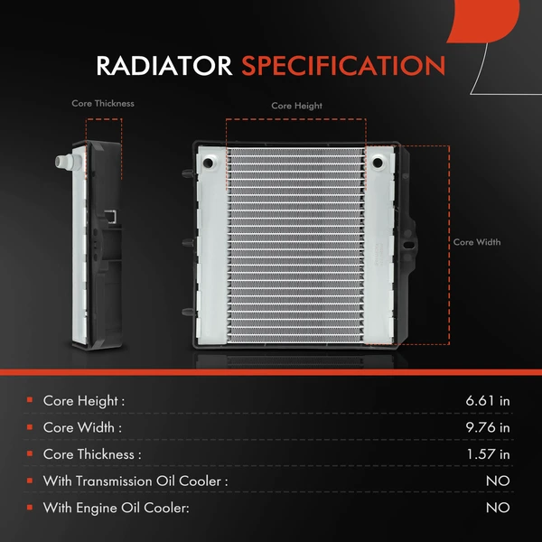 Auxiliary Radiator for BMW F87 M2 2019-2020 F80 M3 2015-2018 F82 F83 M4 2015-2020