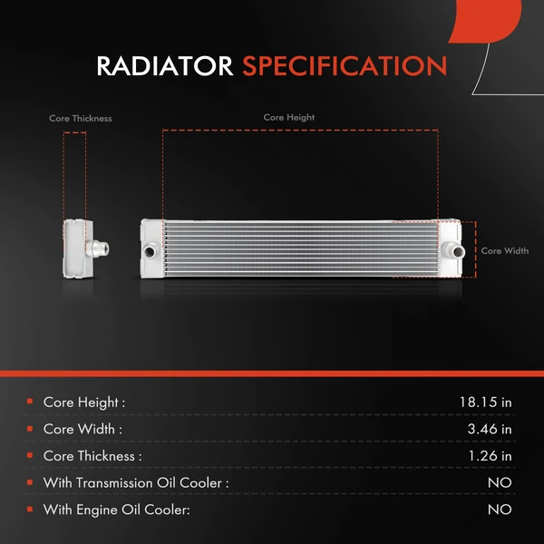 Radiator for BMW E70 F15 F85 F95 G05 X5 10-13 2015-2018 2020 E71 F16 F86 F96 X6