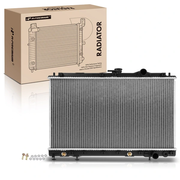 Aluminum Radiator with Transmission Oil Cooler for Dodge 2000 GTX Mitsubishi Sigma 89-90