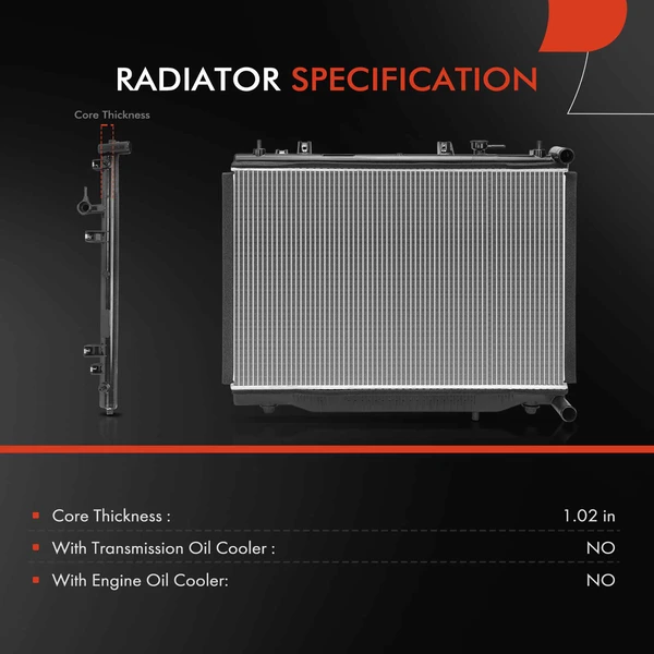 A-Premium APRAD2804 Radiator