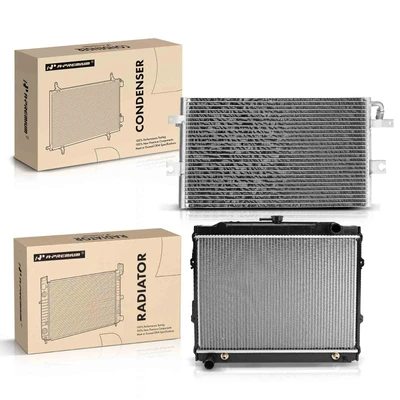 Radiator & AC Condenser Cooling Kit for 1984-1991 Toyota 4Runner