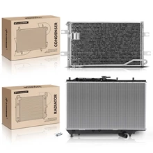 Radiator & AC Condenser Cooling Kit for 1990-1994 Mazda Protege