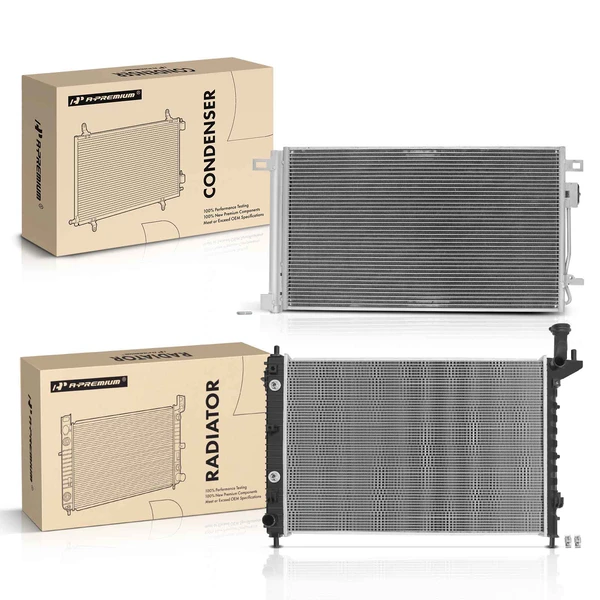 Radiator & AC Condenser Cooling Kit for 2008-2017 Buick Enclave