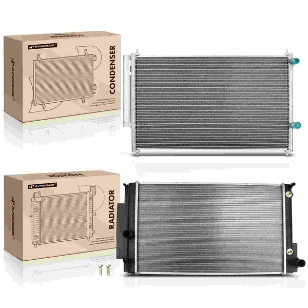Radiator & AC Condenser Cooling Kit for Scion xB 2008-2015 L4 2.4L Automatic