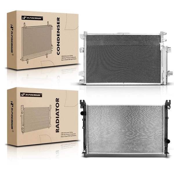 Radiator & AC Condenser Cooling Kit for 2007-2008 Chrysler Pacifica