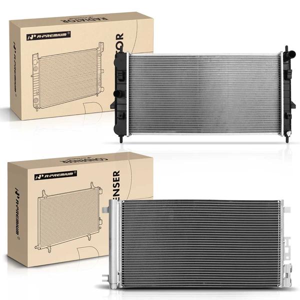 Radiator & AC Condenser Cooling Kit for 2007-2010 Pontiac G5