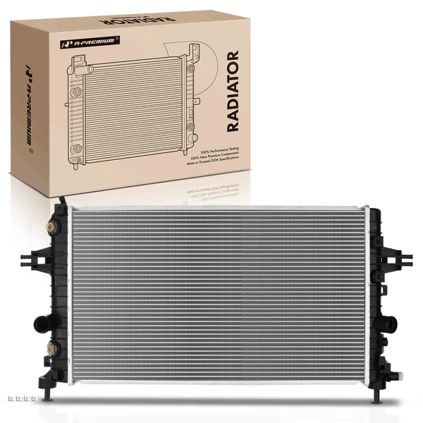 Aluminum Radiator with Oil Cooler for Saturn Astra 2008-2009 L4 1.8L Automatic Trans.