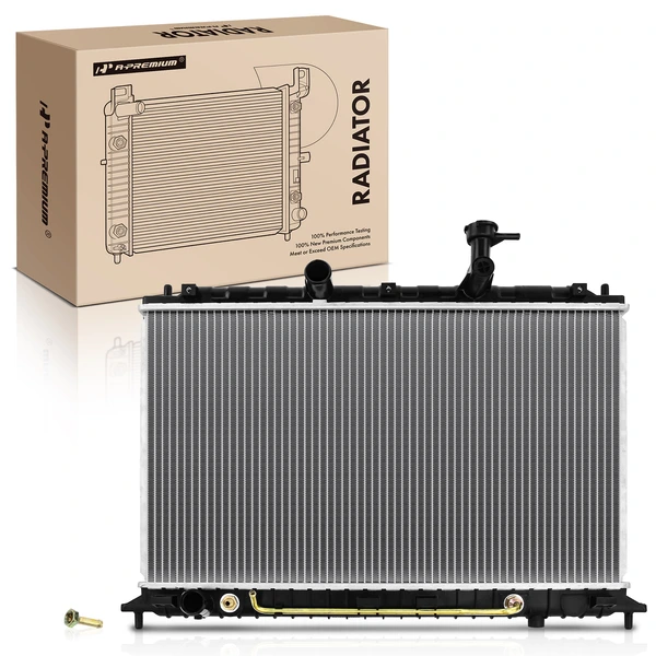 Aluminum Radiator with Trans Oil Cooler for Kia Rio 2007-2011 Rio5 1.6L Automatic Trans.