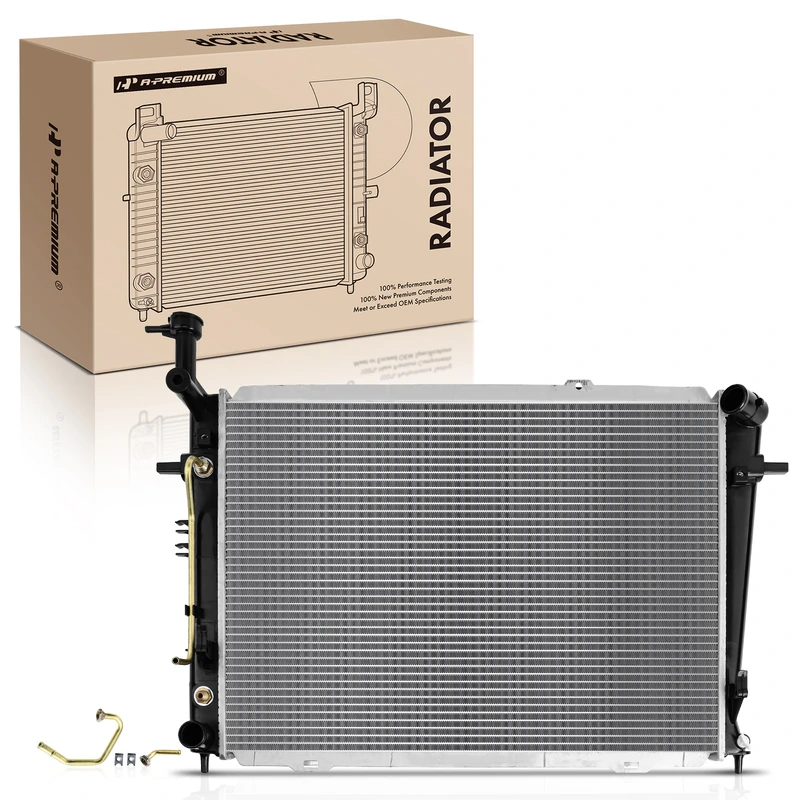 Aluminum Radiator with Trans Oil Cooler for Hyundai Tucson 2005-2009 2.7L Automatic