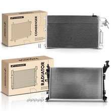 Radiator & AC Condenser Cooling Kit for 2008-2011 Ford Focus