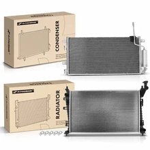 Radiator & AC Condenser Cooling Kit for 2008-2011 Ford Focus