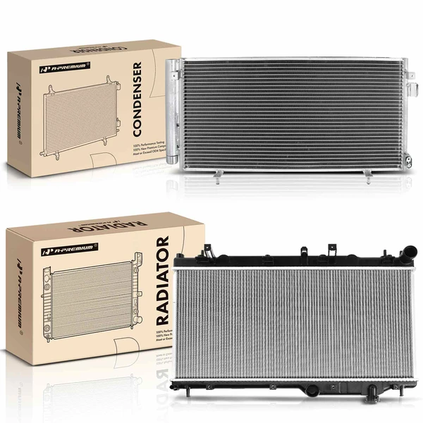 Radiator & AC Condenser Cooling Kit for 2008-2014 Subaru Impreza