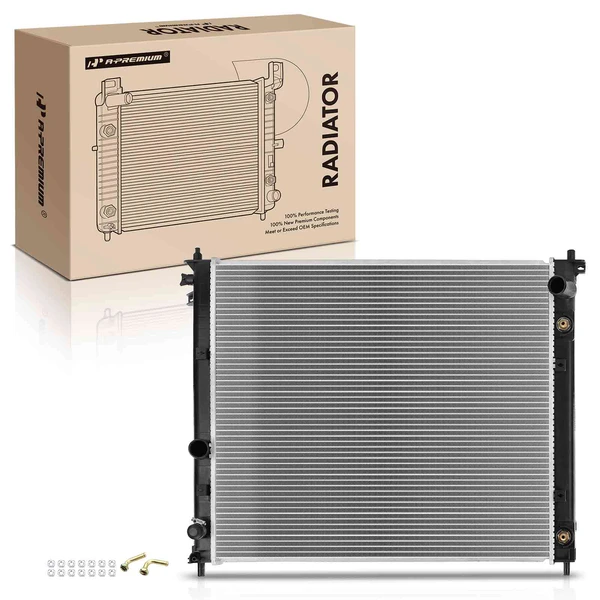 Aluminum Radiator with Transmission Oil Cooler for 2007-2009 Cadillac SRX