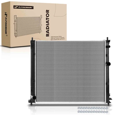 Aluminum Radiator with Transmission Oil Cooler
