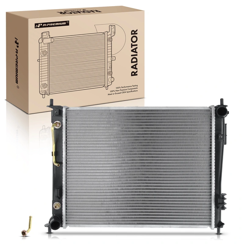 Aluminum Radiator with Trans Oil Cooler for Kia Soul 2010 2011 L4 1.6L Automatic Trans.