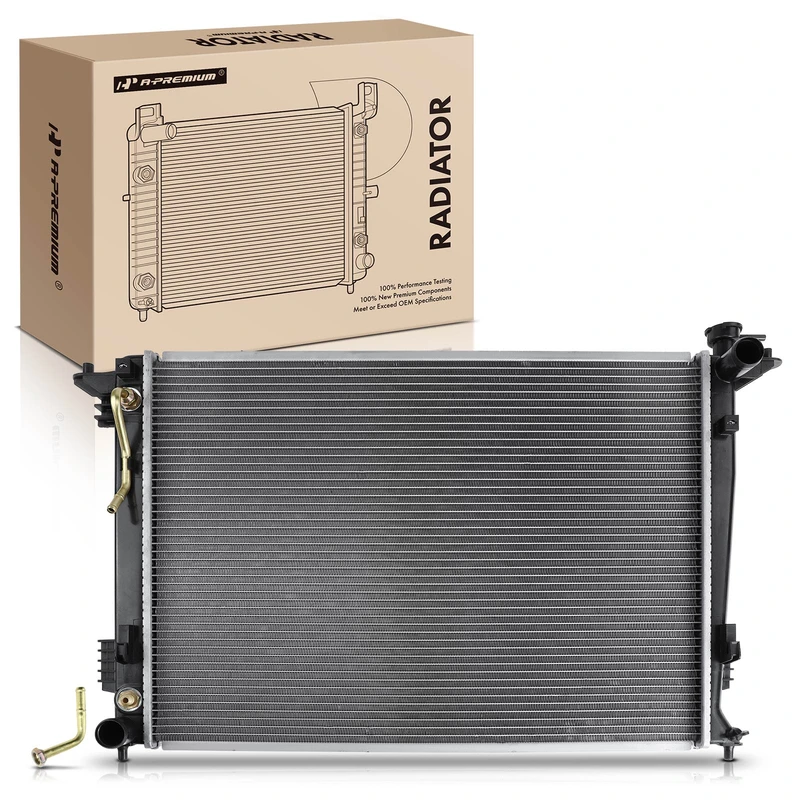 Aluminum Radiator with Trans Oil Cooler for Hyundai Tucson 10-15 Kia Sportage Auto Trans.