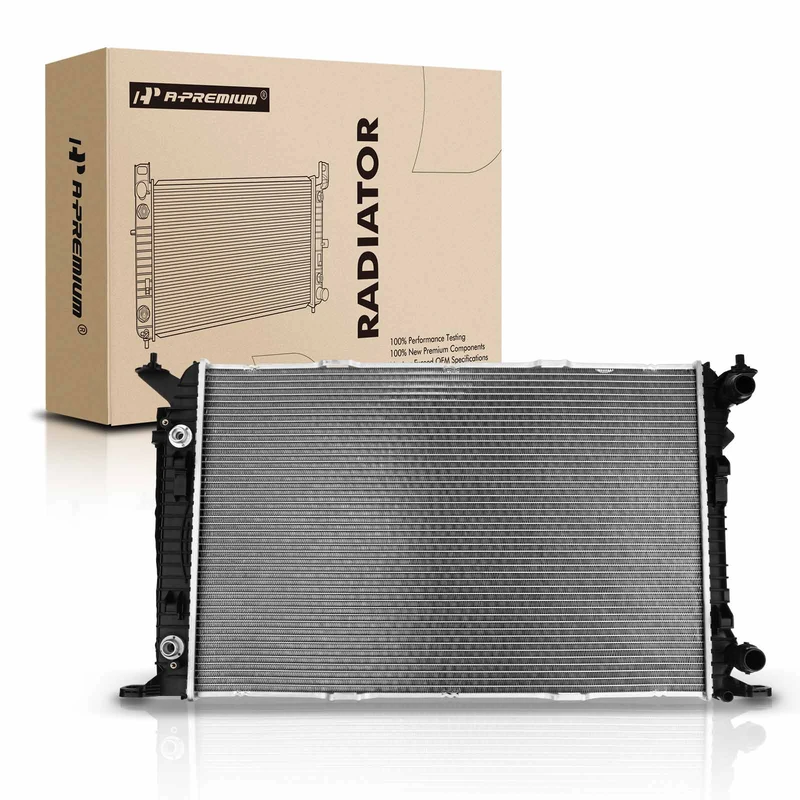 Aluminum Radiator with Oil Cooler for Audi A4 A5 A6 Quattro Allroad Q5 Automatic Trans