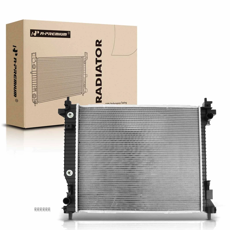 Aluminum Radiator with Oil Cooler for Cadillac SRX 2010-2016 Saab 9-4X Automatic Trans.