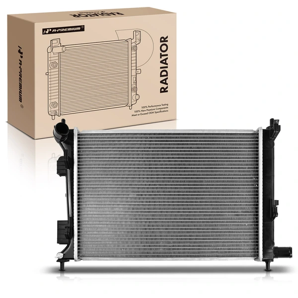 Aluminum Radiator without Oil Cooler for 2012-2017 Hyundai Veloster