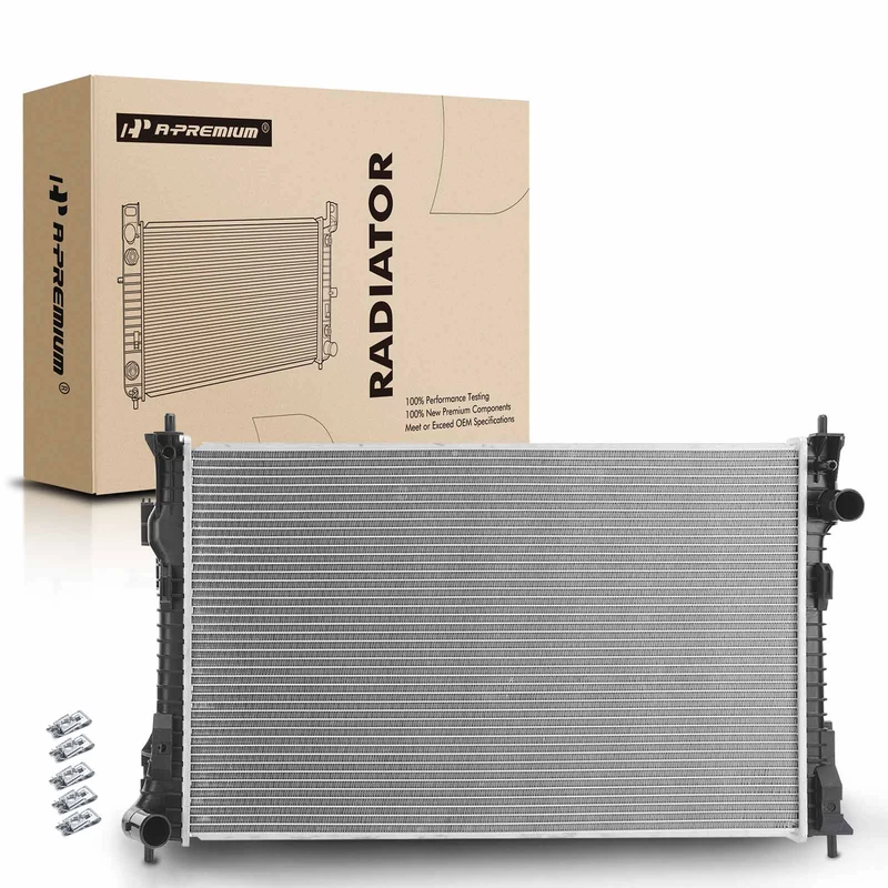 Aluminum Radiator without Oil Cooler for 2017 Ford Police Interceptor Sedan 3.5L V6