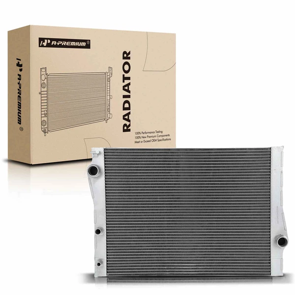 Aluminum Radiator without Transmission Oil Cooler for BMW X5 2011-2013 X6 2008-2014 L6 3.0L