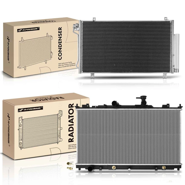Radiator & AC Condenser Cooling Kit for 2011-2013 Mazda 6