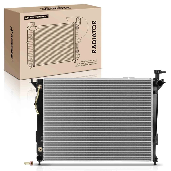 Aluminum Radiator with Transmission Oil Cooler for 2010-2018 Hyundai Santa Fe