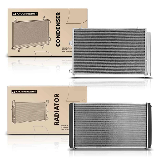 Radiator & AC Condenser Cooling Kit for 2013-2015 Toyota RAV4