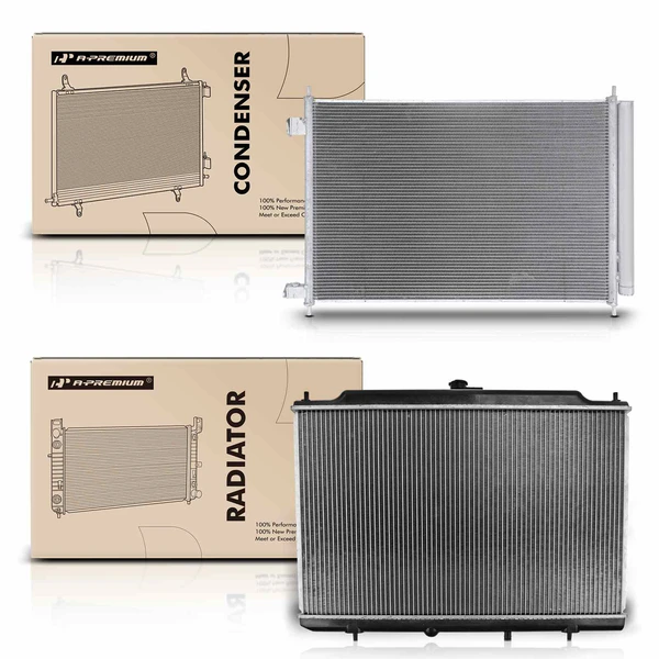 Radiator & AC Condenser Cooling Kit for 2015-2018 Chevrolet City Express