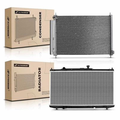 Radiator & AC Condenser Cooling Kit for 2014-2015 2017 Honda Accord