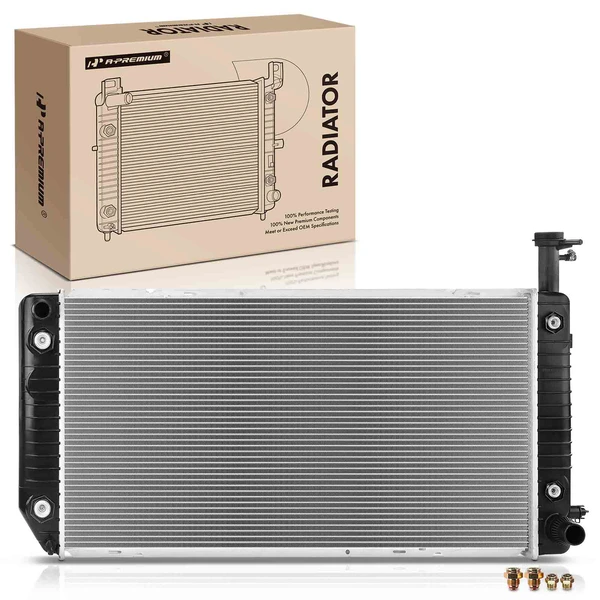Radiator with Transmission Oil Cooler for Chevrolet Express 3500 10-14 4.8L GMC