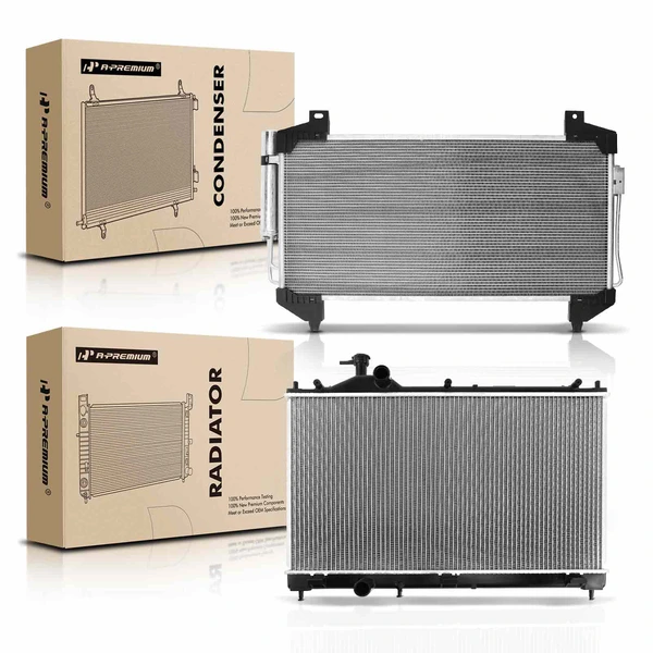 Radiator & AC Condenser Cooling Kit for Mitsubishi Outlander 2017-2019 2.4L 3.0L